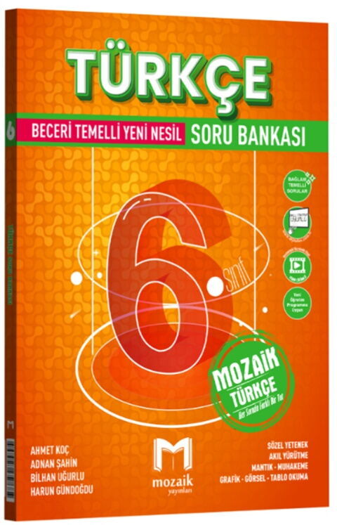 Mozaik Yayınları 6. Sınıf Türkçe Soru Bankası