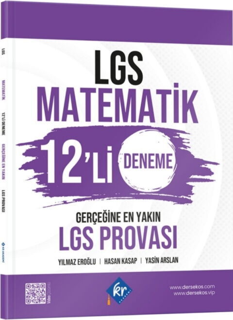 KR Akademi LGS Matematik 12 li Deneme Gerçeğine En Yakın LGS Provası