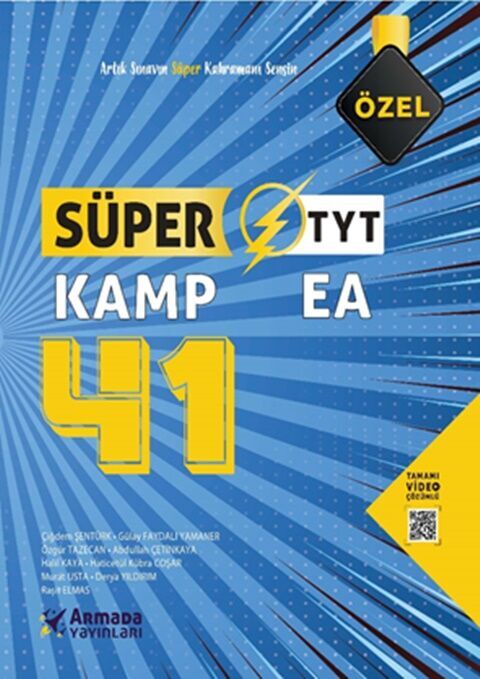 Armada Yayınları TYT Süper EA 41 Kamp Soru Bankası