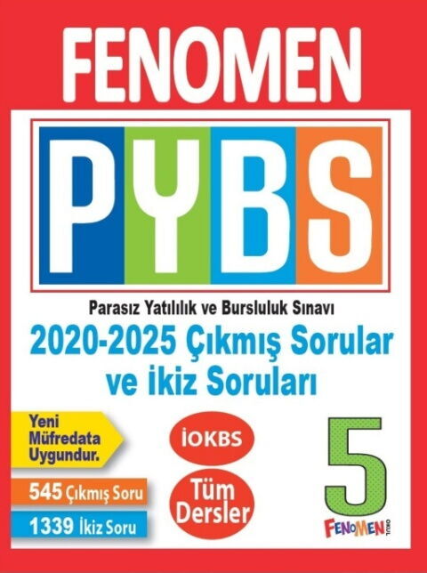 Fenomen Okul Yayınları 5. Sınıf PYBS 6 Deneme