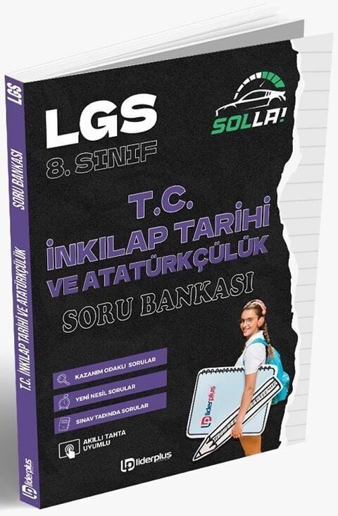 Lider Plus Yayınları 8. Sınıf LGS T.C. İnkılap Tarihi ve Atatürkçülük Solla Soru Bankası