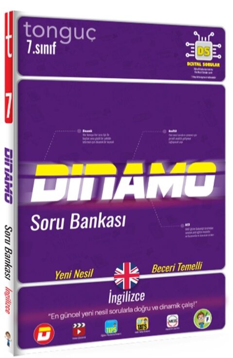 Tonguç Akademi 7. Sınıf Dinamo İngilizce Soru Bankası