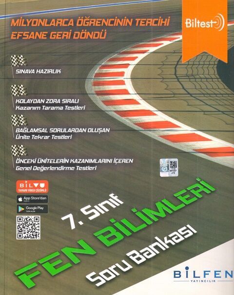 Bilfen Yayıncılık 7. Sınıf Fen Bilimleri Biltest Soru Bankası
