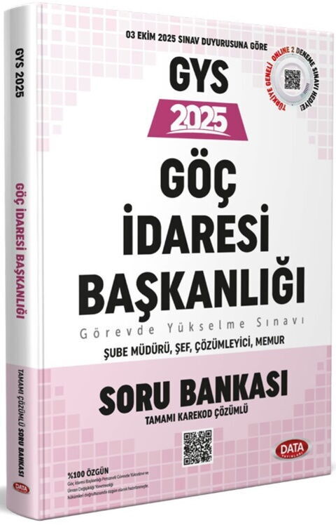 Data Yayınları 2025 Göç İdaresi Başkanlığı Sözleşmeli Personel Alım Sınavı Soru Bankası