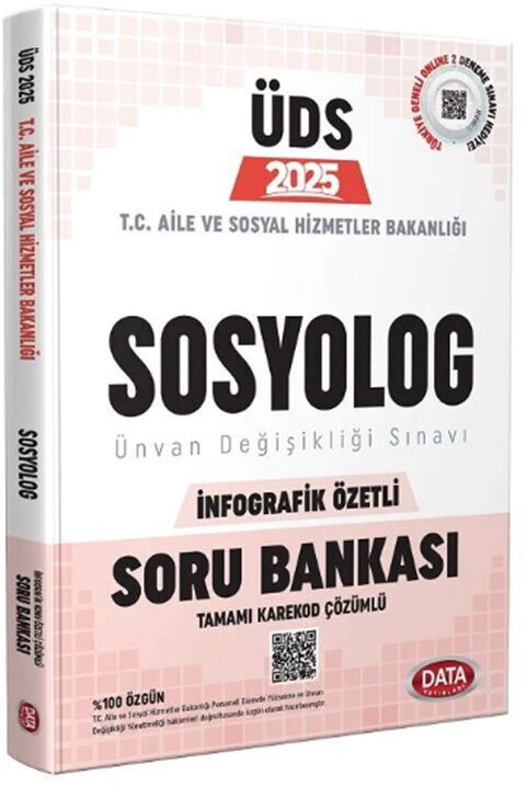 Data Yayınları 2025 GYS ÜDS Aile ve Sosyal Hizmetler Bakanlığı Sosyolog Soru Bankası