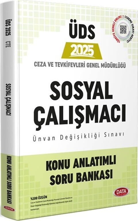 Data Yayınları 2025 ÜDS Ceza ve Tevkifevleri Sosyal Çalışmacı Konu Anlatımı Soru Bankası