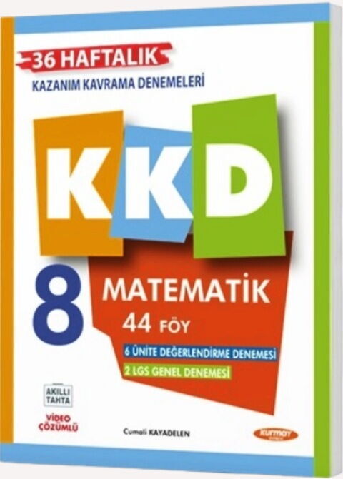 Kurmay ELT 8. Sınıf Matematik KKD Haftalık Kazanım Kavrama Denemeleri
