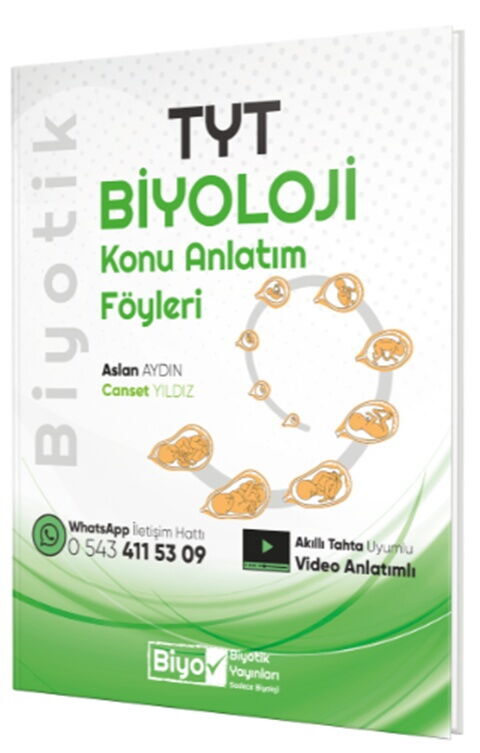 Biyotik Yayınları TYT Biyoloji Konu Anlatım Föyleri
