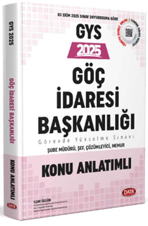 Data Yayınları 2026 Göç İdaresi Başkanlığı Sözleşmeli Personel Alım Sınavı Konu Anlatımlı
