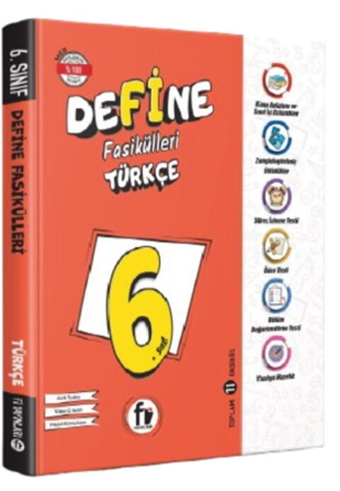 Fi Yayınları 6. Sınıf Türkçe Define Konu Fasikülleri