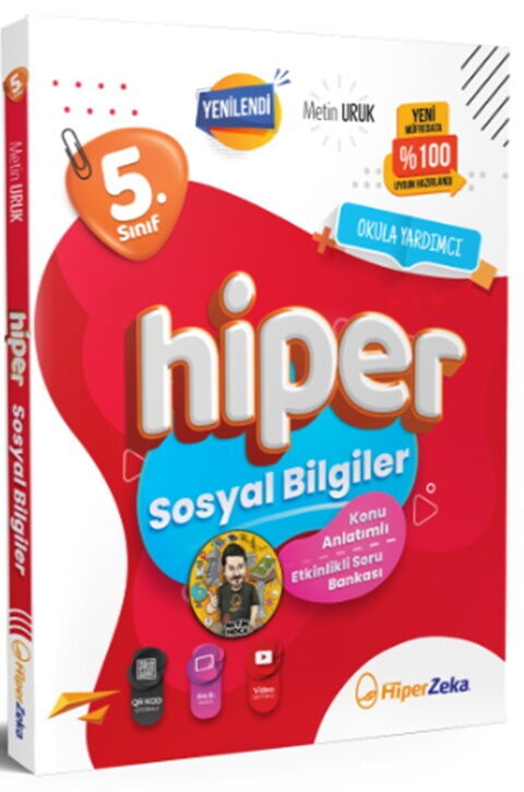 Hiper Zeka Yayınları 5. Sınıf Hiper Sosyal Bilgiler Konu Anlatımlı Soru Bankası