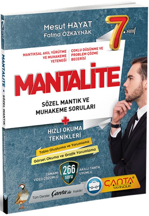 Çanta Yayınları 7. Sınıf Yeni Nesil Sözel Mantık ve Muhakeme