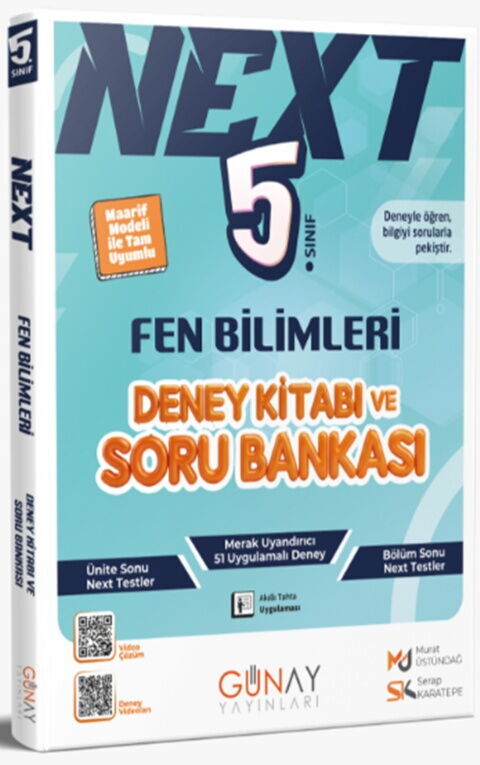 Günay Yayınları 5. Sınıf Fen Bilimleri Next Deney ve Soru Kitabı