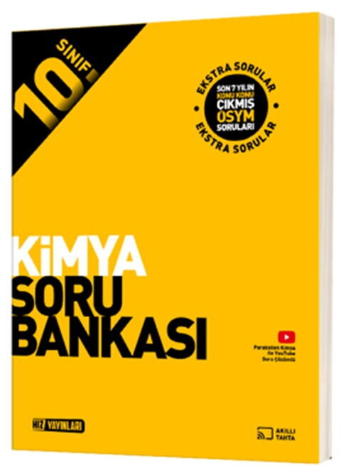 Hız Yayınları 10. Sınıf Kimya Soru Bankası