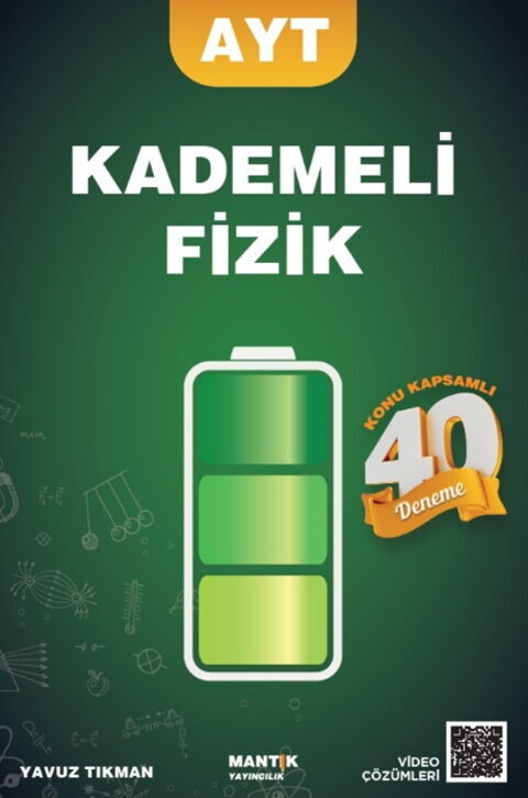 Mantık Yayınları AYT Kademeli Fizik Denemeleri