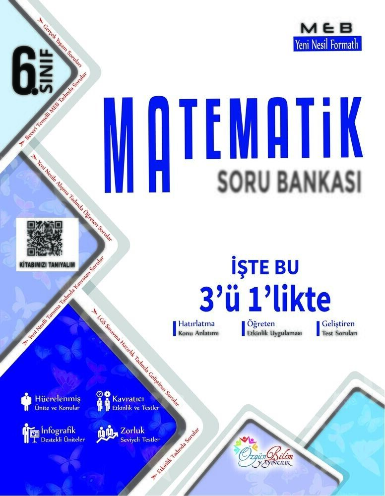 Özgün Bilim Yayınları 6. Matematik Soru Bankası