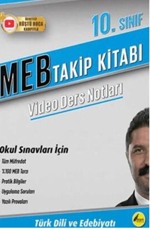 Rüştü Hoca 10. Sınıf Türk Dili ve Edebiyatı MEB Takip Kitabı