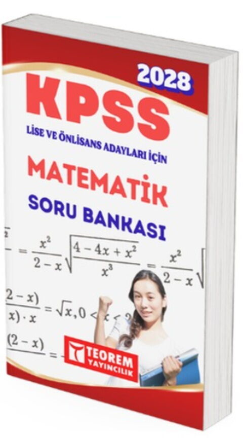 Teorem Yayınları 2028 KPSS Lise Önlisans Matematik Soru Bankası