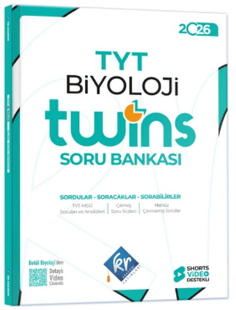 KR Akademi 2026 TYT Biyoloji Twins Soru Bankası