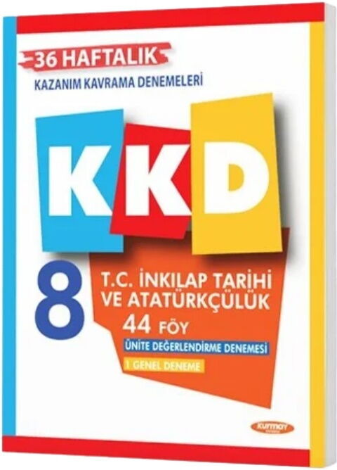 Kurmay ELT 8. Sınıf T.C. İnkılap Tarihi ve Atatürkçülük KKD Haftalık Kazanım Kavrama Denemeleri