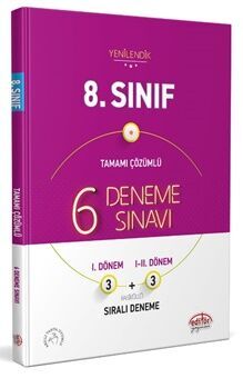 Editör Yayınları 8. Sınıf 6 Deneme Sınavı