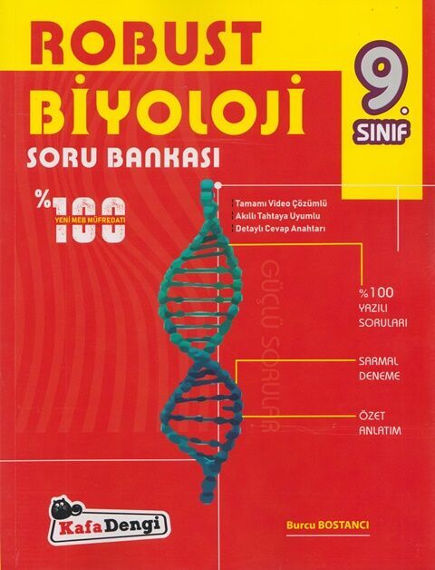 Kafa Dengi Yayınları 9. Sınıf Biyoloji Robust Soru Bankası