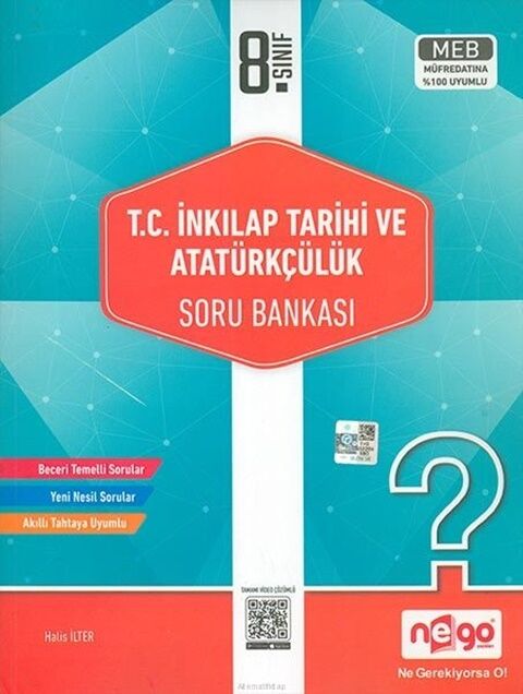 Nego Yayınları 8. Sınıf İnkılap Tarihi ve Atatürkçülük Soru Bankası
