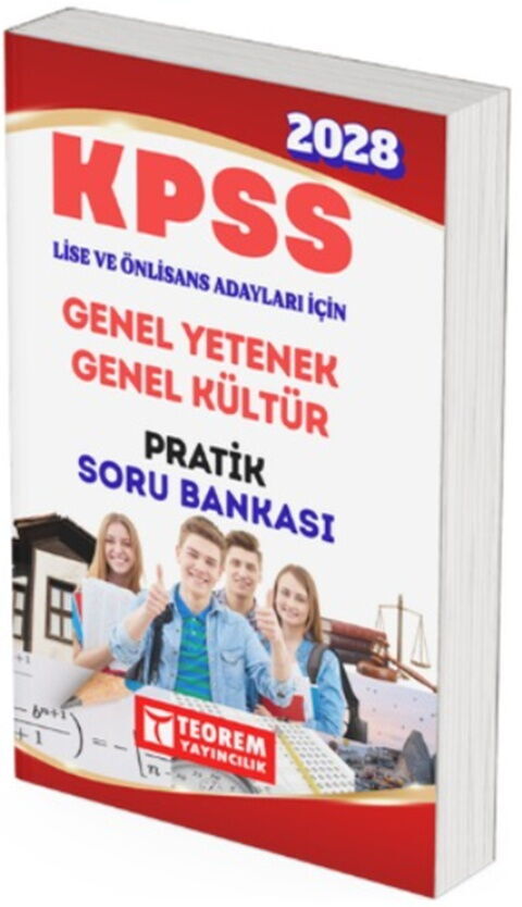 Teorem Yayınları 2028 KPSS Lise Önlisans Pratik Soru Bankası