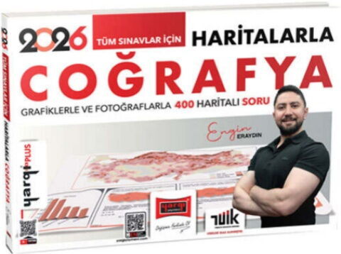 Yargı Yayınları 2026 Tüm Sınavlar İçin Haritalarla Coğrafya Grafiklerle ve Fotoğraflarla 400 Haritalı Soru