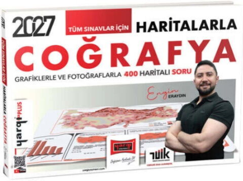 Yargı Yayınları 2027 Tüm Sınavlar İçin Haritalarla Coğrafya Grafiklerle ve Fotoğraflarla 400 Haritalı Soru