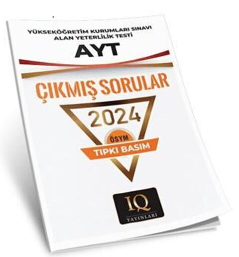 IQ Yayınları 2024 AYT ÖSYM Çıkmış Sorular