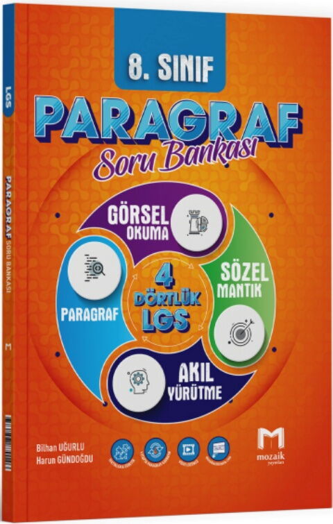Mozaik Yayınları 8. Sınıf LGS Paragraf Mozaik Soru Bankası