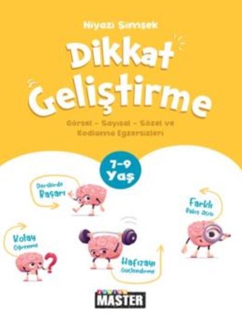 Okyanus Yayınları 7 ve 9 Yaş Junior Master Dikkat Geliştirme Egzersizleri