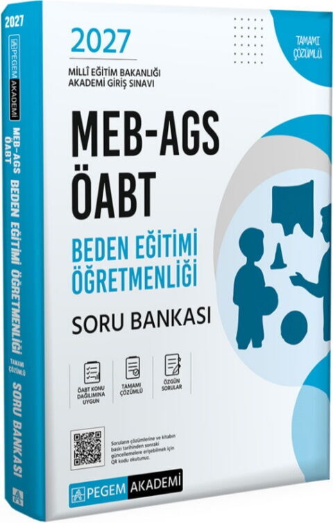 Pegem Yayınları 2027 MEB AGS ÖABT Beden Eğitimi Öğretmenliği Soru Bankası