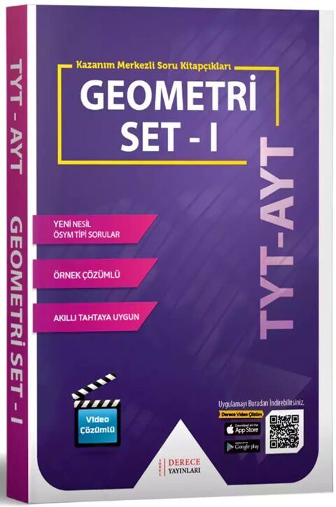 Sonuç Derece Yayınları TYT AYT Geometri Set 1