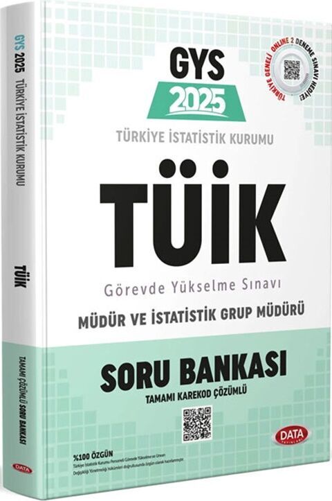 Data Yayınları 2025 GYS Türkiye İstatistik Kurumu TUİK Soru Bankası