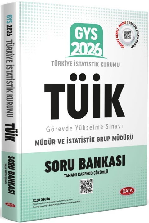 Data Yayınları 2026 GYS Türkiye İstatistik Kurumu TUİK Soru Bankası