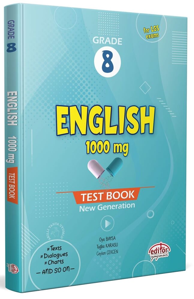 Editör Yayınları 8 Grade English 1000 mg Test Book