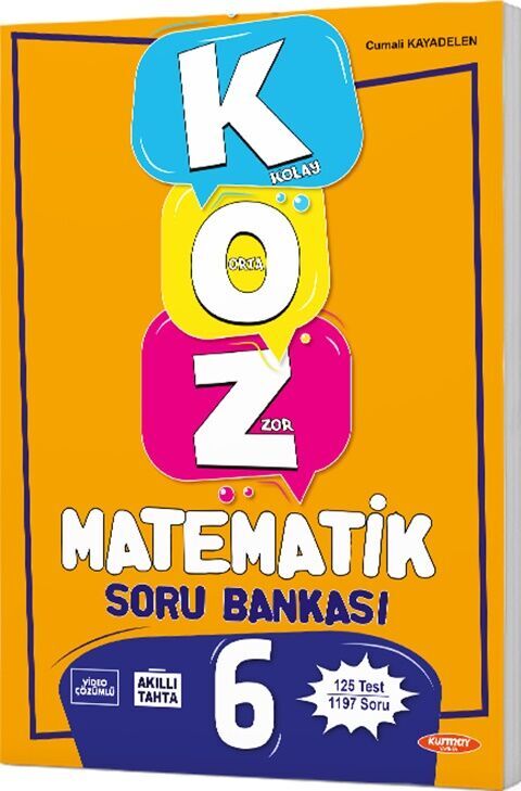 Kurmay ELT 6. Sınıf Matematik KOZ Soru Bankası