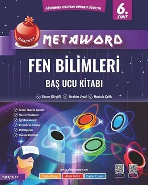 Nartest Yayınları 6. Sınıf Fen Bilimleri Metaword Baş Ucu Kitabı