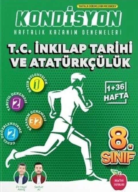 Newton Yayınları 8. Sınıf T.C. İnkılap Tarihi ve Atatürkçülük Kondisyon Haftalık Kazanım Denemeleri