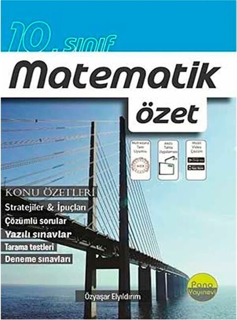 Pano Yayınları 10. Sınıf Matematik Özet