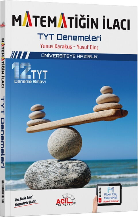 Acil Yayınları TYT Matematiğin İlacı Matematik Denemeleri