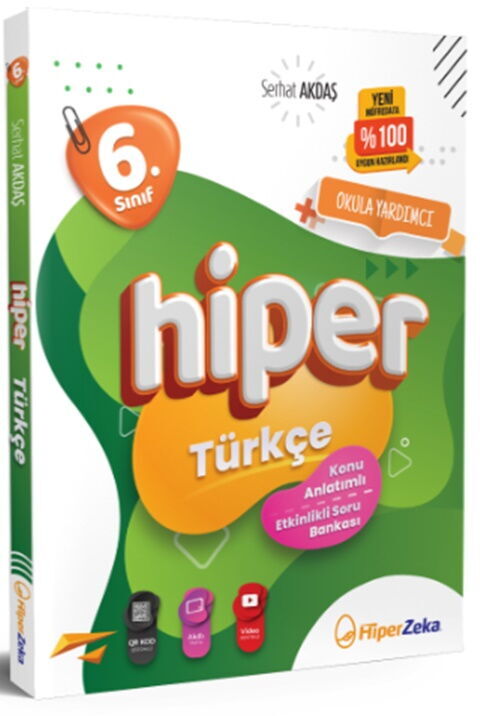Hiper Zeka Yayınları 6. Sınıf Hiper Türkçe Konu Anlatımlı Soru Bankası