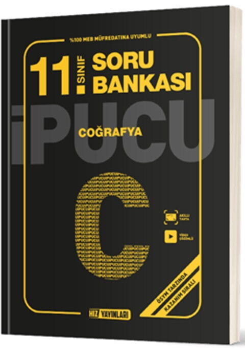 Hız Yayınları 11. Sınıf Coğrafya İpucu Soru Bankası