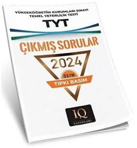 IQ Yayınları 2024 TYT ÖSYM Çıkmış Sorular