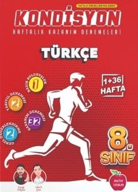 Newton Yayınları 8. Sınıf Türkçe Kondisyon Haftalık Kazanım Denemeleri