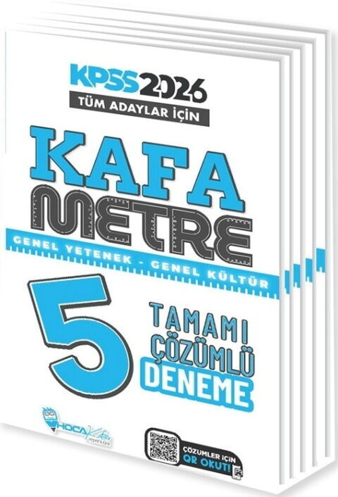 Hoca Kafası 2026 KPSS Genel Yetenek Genel Kültür Kafametre 5 Deneme
