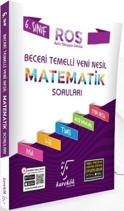 Karekök 6. Sınıf Matematik ROS Serisi Soru Bankası