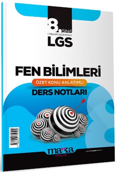 Marka Yayınları 8. Sınıf LGS Fen Bilimleri Özet Konu Anlatımlı Ders Notları